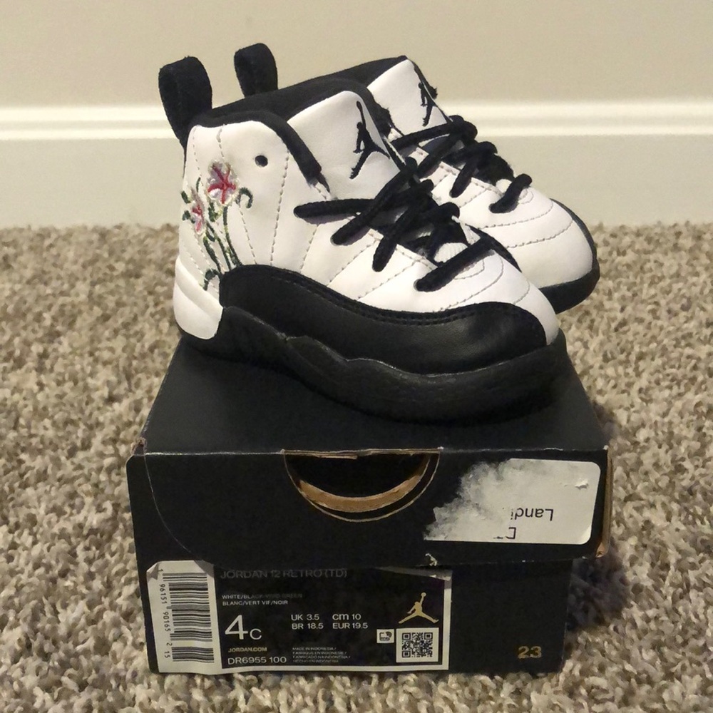 2022 Air Jordan 12 Retro (TD) “Floral “